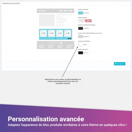 Cross selling products slider